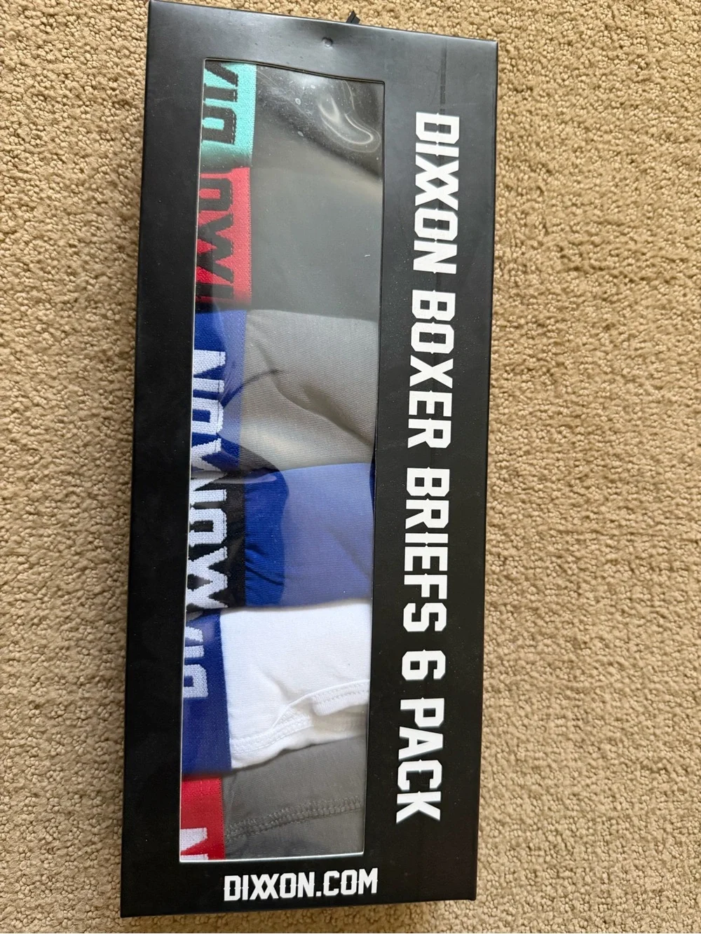 DIXXON 6-Pack Boxer Briefs Size Medium